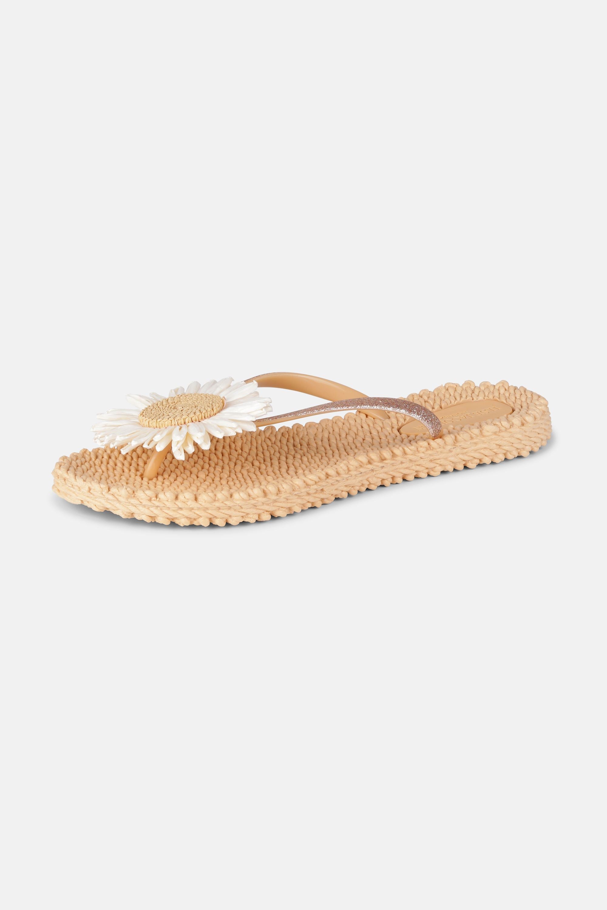 Flip-flops Blomma - Beige